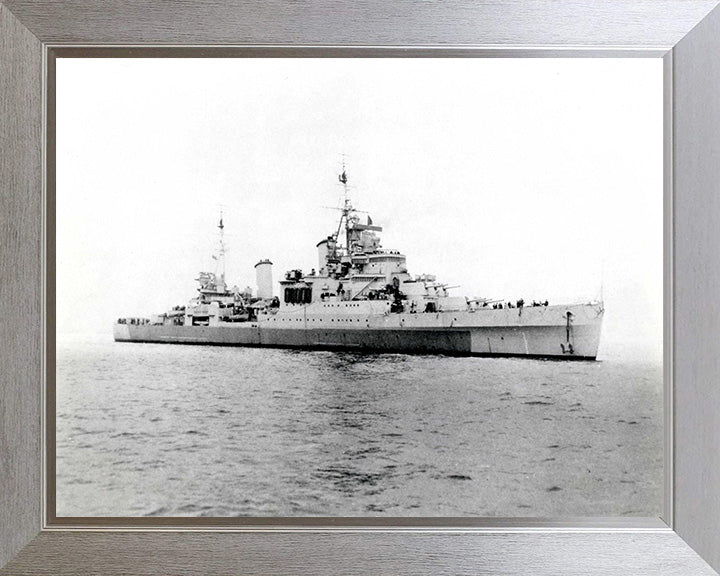 HMS Sheffield C24 Royal Navy Town class light cruiser Photo Print or Framed Print - Hampshire Prints