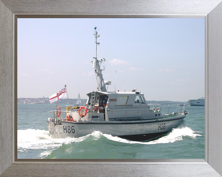 HMS Gleaner H86 Royal Navy Survey Motor Launch Photo Print or Framed Photo Print - Hampshire Prints