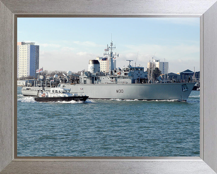 HMS Ledbury M30 Royal Navy Hunt class minehunter Photo Print or Framed Print - Hampshire Prints