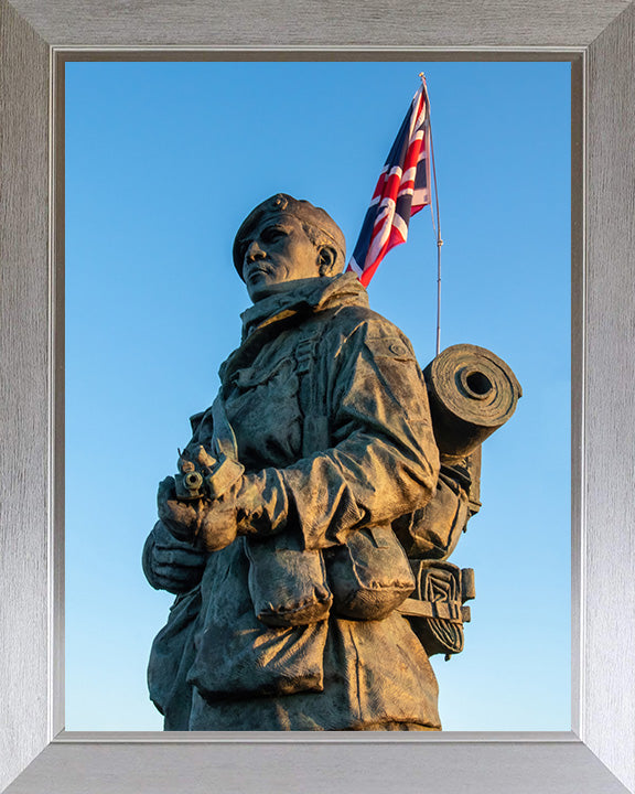 Royal Marine Yomper statue Royal Marines museum Photo Print or Framed Photo Print - Hampshire Prints