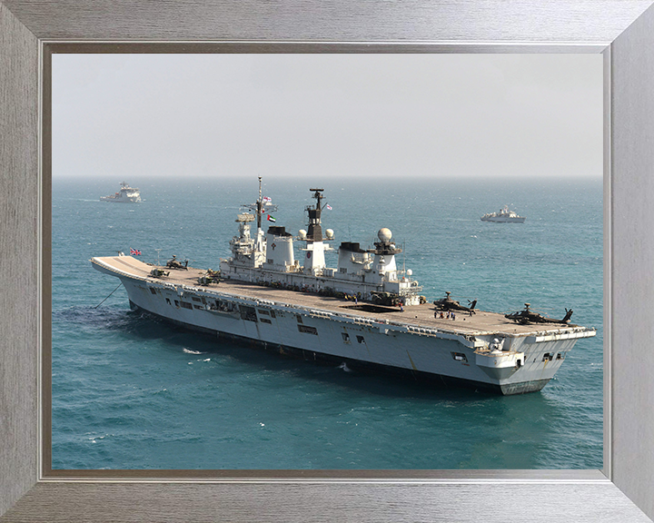 HMS Illustrious R06 Royal Navy Invincible class Aircraft Carrier Photo Print or Framed Print - Hampshire Prints