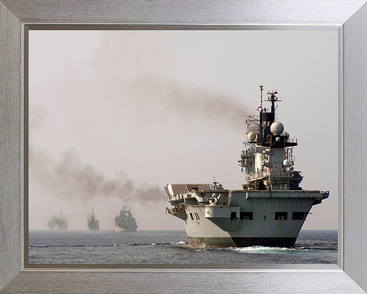 HMS Illustrious R06 Royal Navy Invincible class Aircraft Carrier Photo Print or Framed Print - Hampshire Prints