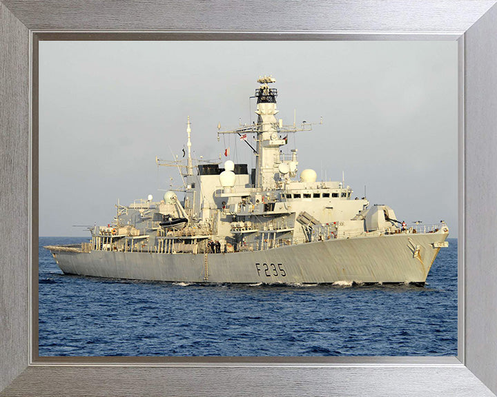 HMS Monmouth F235 Royal Navy type 23 Frigate Photo Print or Framed Print - Hampshire Prints