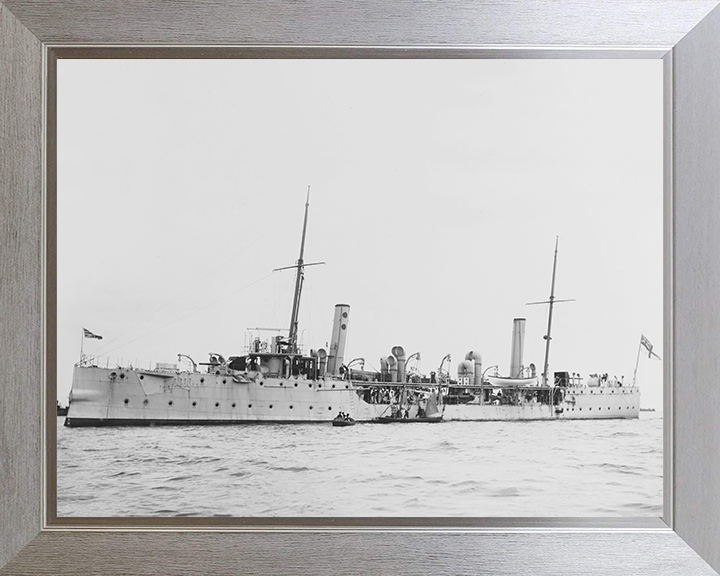 HMS Harrier (1894) Royal Navy Dryas class gunship Photo Print or Framed Print - Hampshire Prints