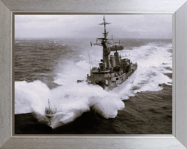 HMS Minerva F45 Royal Navy Leander class Frigate Photo Print or Framed Print - Hampshire Prints