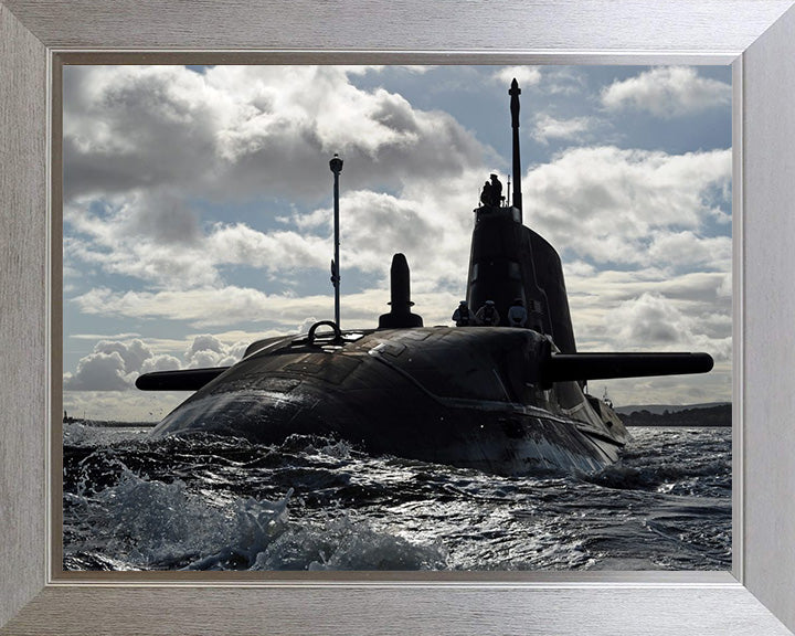 HMS Ambush S120 Royal Navy Astute class Submarine Photo Print or Framed Print - Hampshire Prints