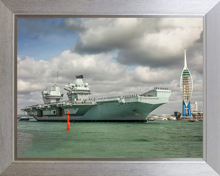 HMS Queen Elizabeth R08 | Photo Print | Framed Print | Queen Elizabeth Class | Aircraft Carrier | Royal Navy - Hampshire Prints