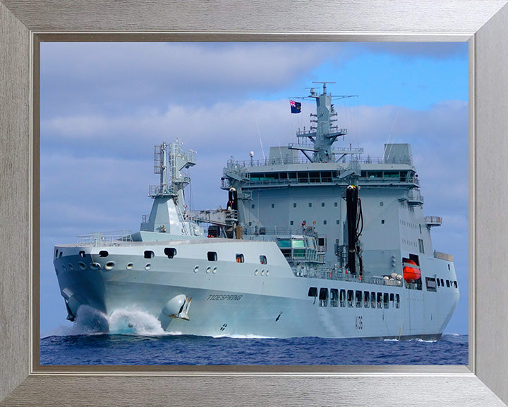 RFA Tidespring A136 Royal Fleet Auxiliary Tide class replenishment tanker Photo Print or Framed Print - Hampshire Prints