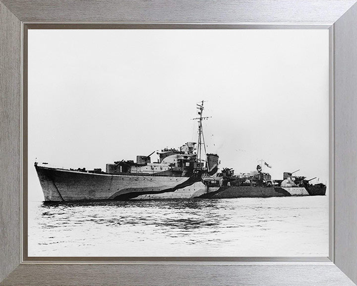 HMS Queenborough G70 Royal Navy Q class destroyer Photo Print or Framed Print - Hampshire Prints