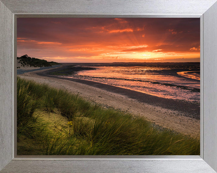 Roanhead Beach Cumbria at sunset Photo Print - Canvas - Framed Photo Print - Hampshire Prints
