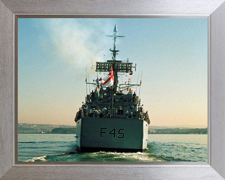 HMS Minerva F45 Royal Navy Leander class Frigate Photo Print or Framed Print - Hampshire Prints