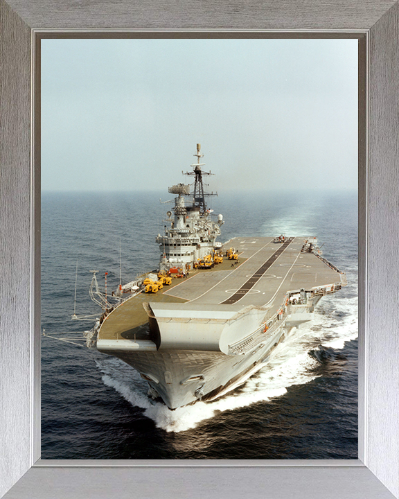 HMS Hermes R12 | Photo Print | Framed Print | Centaur Class | Aircraft Carrier | Royal Navy