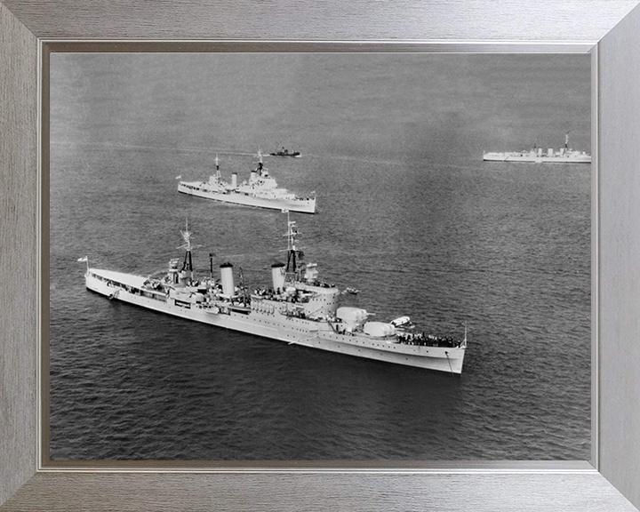 HMS Glasgow C21 Royal Navy Town class light cruiser Photo Print or Framed Print - Hampshire Prints