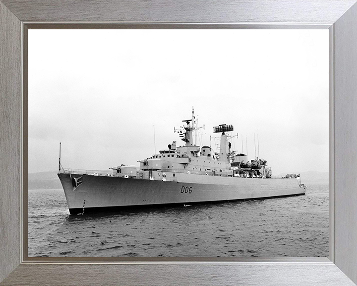 HMS Hampshire D06 Royal Navy County class destroyer Photo Print or Framed Print - Hampshire Prints