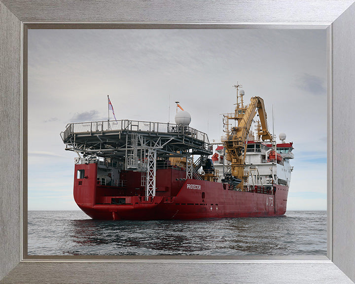 HMS Protector A173 Royal Navy Ice patrol ship Photo Print or Framed Print - Hampshire Prints