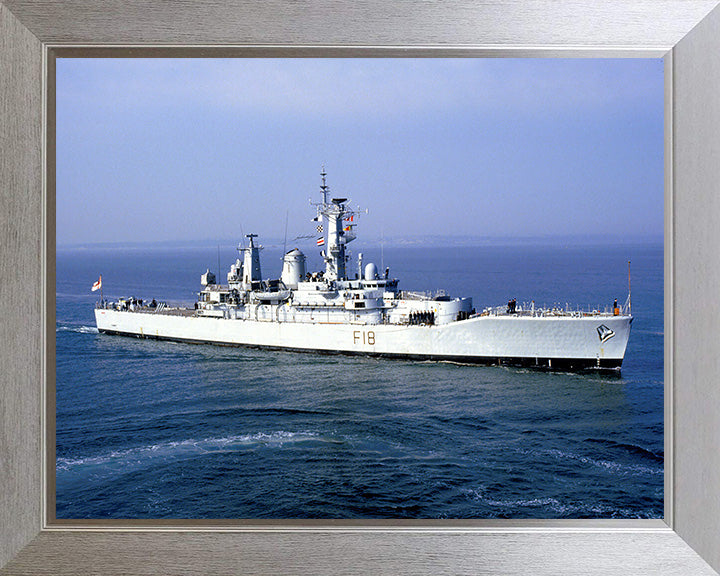 HMS Galatea F18 Royal Navy Leander Class Frigate Photo Print or Framed Print - Hampshire Prints