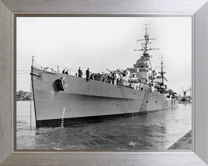 HMS Black Prince (81) Royal Navy Dido class light cruiser Photo Print or Framed Print - Hampshire Prints