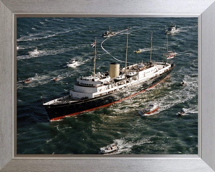 HMY Britannia Royal Yacht paying off Photo Print or Framed Photo Print - Hampshire Prints