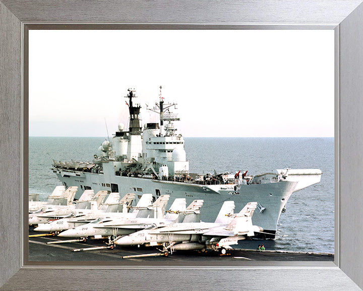 HMS Illustrious R06 Royal Navy Invincible class Aircraft Carrier Photo Print or Framed Print - Hampshire Prints