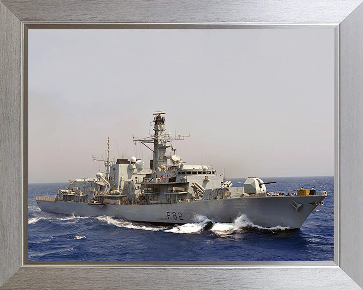 HMS Somerset F82 Royal Navy type 23 Frigate Photo Print or Framed Print - Hampshire Prints