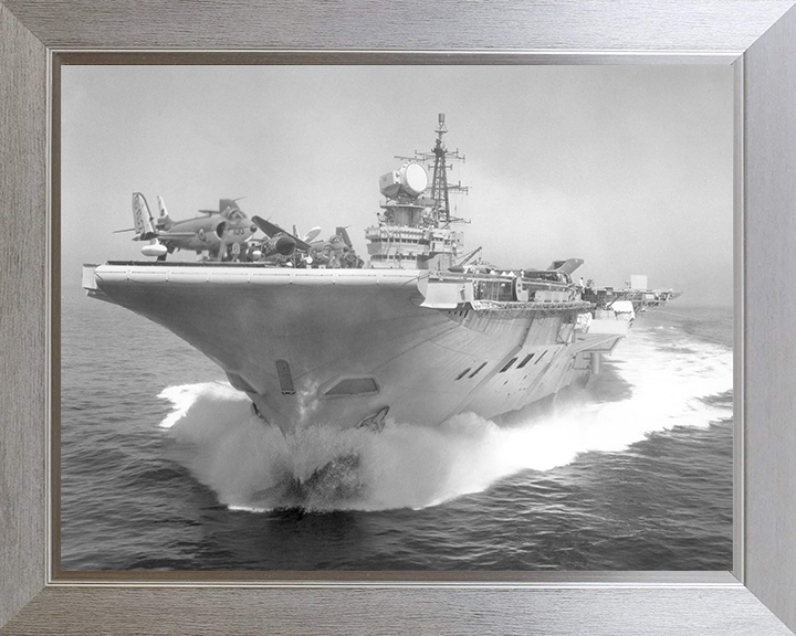 HMS Hermes R12 | Photo Print | Framed Print | Centaur Class | Aircraft Carrier | Royal Navy