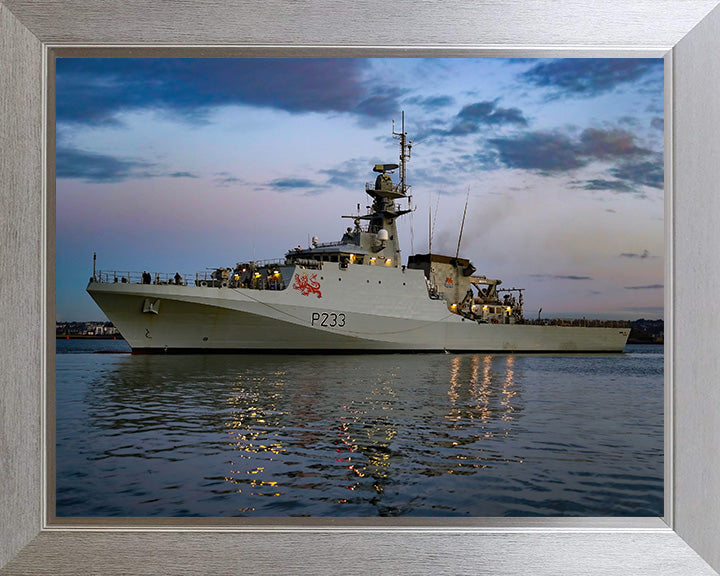 HMS Tamar P233 | Photo Print | Framed Print | River Class | Patrol Vessel | Royal Navy - Hampshire Prints