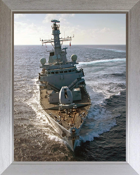 HMS Monmouth F235 Royal Navy type 23 Frigate Photo Print or Framed Print - Hampshire Prints