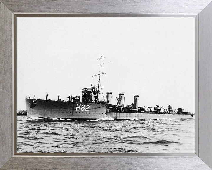 HMS Restless H82 Royal Navy R class destroyer Photo Print or Framed Print - Hampshire Prints