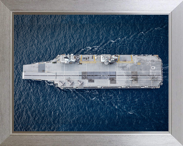 HMS Queen Elizabeth R08 Royal Navy Queen Elizabeth Class Aircraft Carrier Photo Print or Framed Print - Hampshire Prints