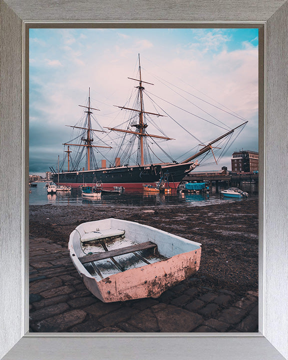 HMS Warrior 1860 | Photo Print | Framed Print | Poster | Steam-powered Armoured Frigate | Royal Navy - Hampshire Prints