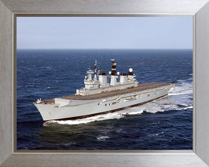 HMS Illustrious R06 Royal Navy Invincible Class aircraft carrier Photo Print or Framed Print - Hampshire Prints