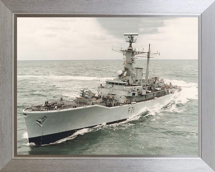 HMS Scylla F71 Royal Navy Leander class frigate Photo Print or Framed Print - Hampshire Prints