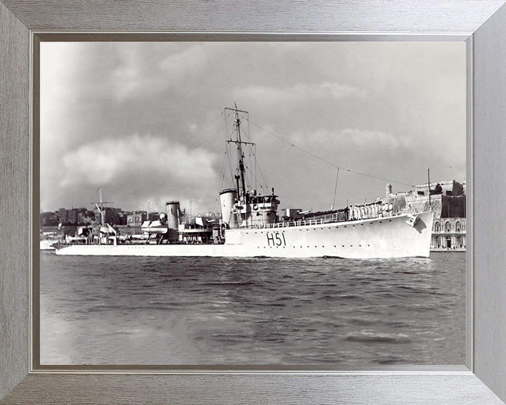 HMS Scout H51 Royal Navy S class destroyer Photo Print or Framed Print - Hampshire Prints