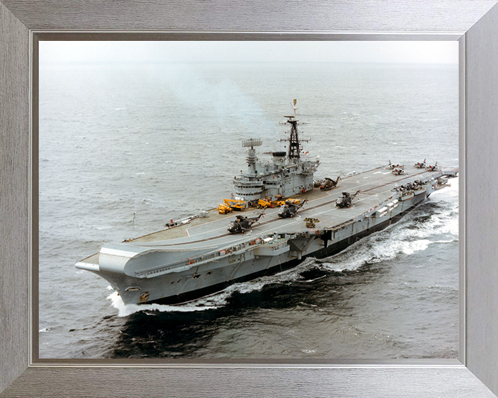 HMS Hermes R12 | Photo Print | Framed Print | Centaur Class | Aircraft Carrier | Royal Navy