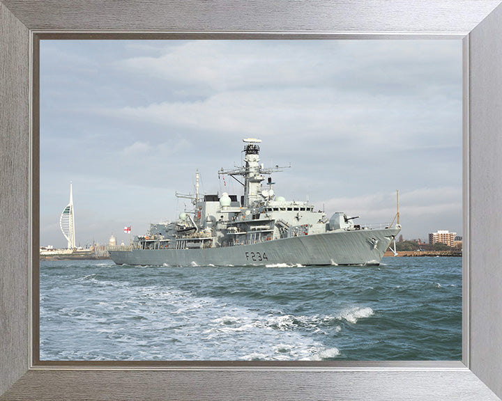 HMS Iron Duke F234 Royal Navy Type 23 frigate Photo Print or Framed Print - Hampshire Prints