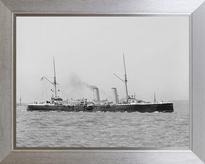 HMS Magicienne 1890 Royal Navy Medea class Cruiser Photo Print or Framed Print - Hampshire Prints