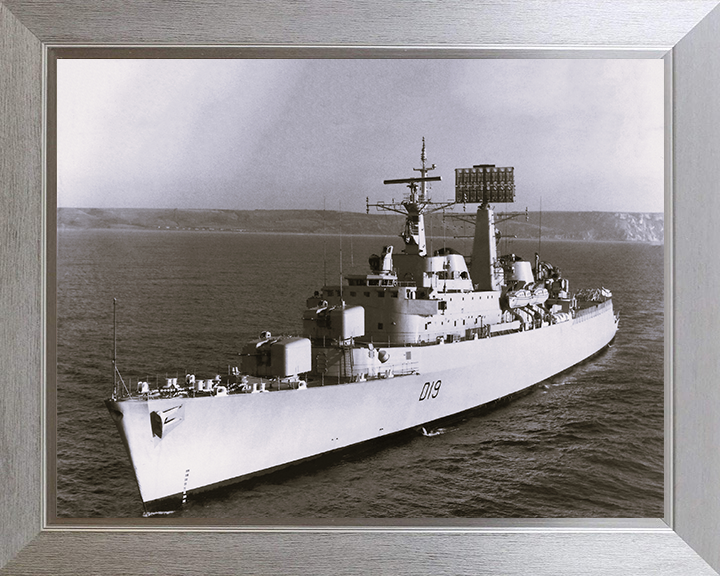 HMS Glamorgan D19 Royal Navy County class Destroyer Photo Print or Framed Print - Hampshire Prints