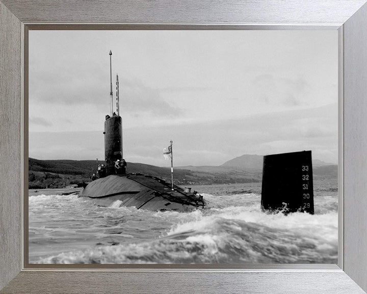 HMS Courageous S50 Royal Navy Valiant class Submarine Photo Print or Framed Print - Hampshire Prints