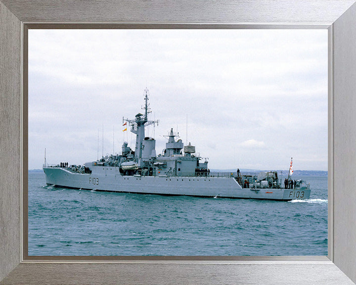 HMS Lowestoft F103 Royal Navy Rothesay class frigate Photo Print or Framed Print - Hampshire Prints