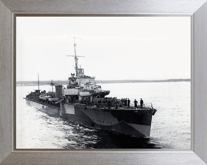 HMS Malcolm D19 Royal Navy Admiral class destroyer Photo Print or Framed Print - Hampshire Prints