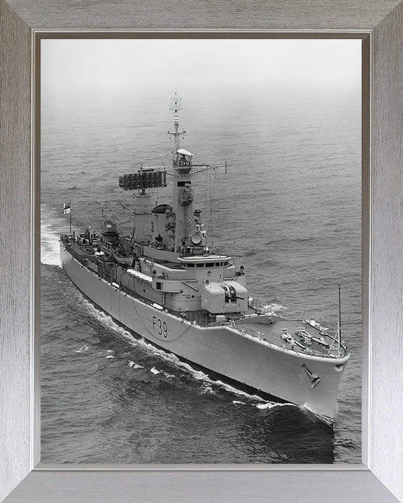 HMS Naiad F39 Royal Navy Leander class frigate Photo Print or Framed Photo Print - Hampshire Prints