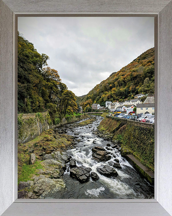 River flowing through Lynmouth Devon Photo Print - Canvas - Framed Photo Print - Hampshire Prints