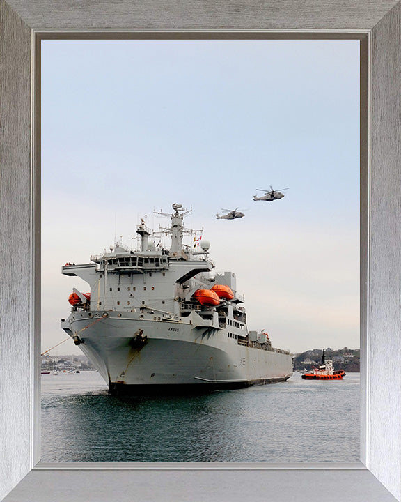 RFA Argus A135 Royal Fleet Auxiliary Casualty class Ship Photo Print or Framed Print - Hampshire Prints