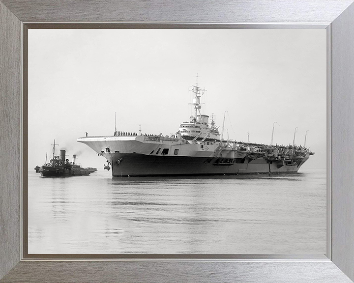 HMS Implacable R86 Royal Navy Implacable Class Aircraft Carrier Photo Print or Framed Print - Hampshire Prints