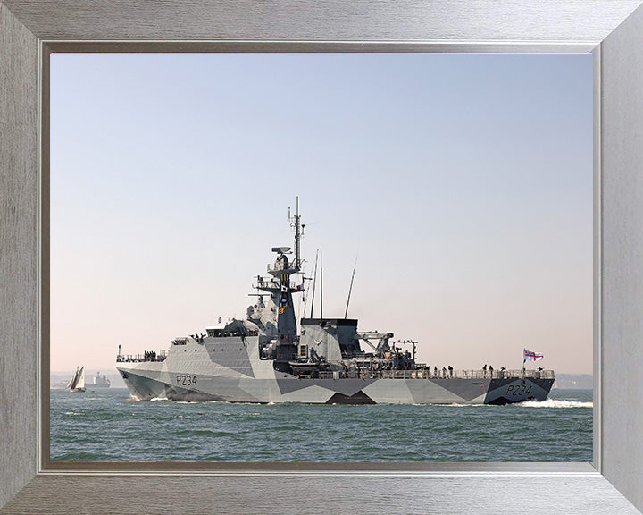 HMS Spey P234 Royal Navy River class offshore patrol vessel Photo Print or Framed Print - Hampshire Prints