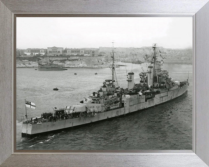 HMS Superb (25) Royal Navy Minotaur class light cruiser Photo Print or Framed Photo Print - Hampshire Prints