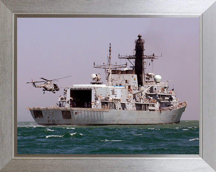 HMS Somerset F82 Royal Navy type 23 Frigate Photo Print or Framed Print - Hampshire Prints