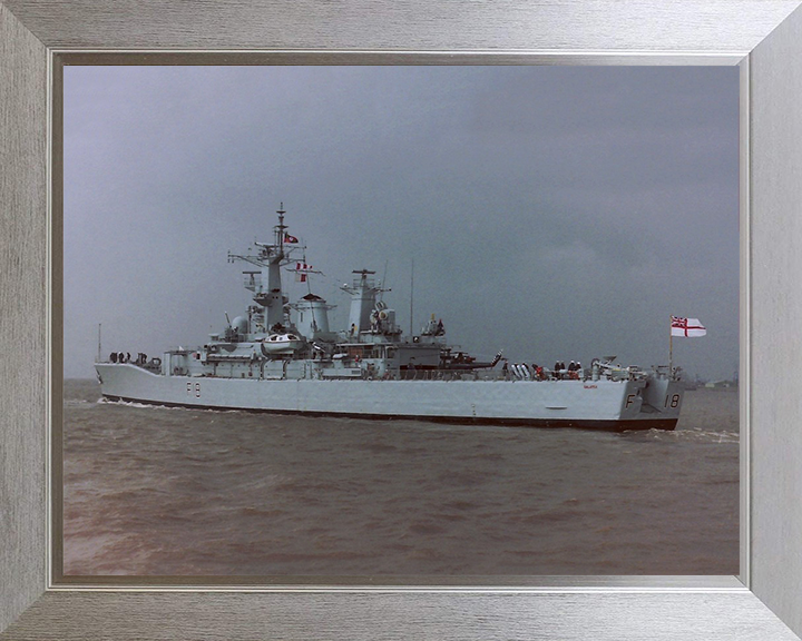 HMS Galatea F18 Royal Navy Leander Class Frigate Photo Print or Framed Print - Hampshire Prints