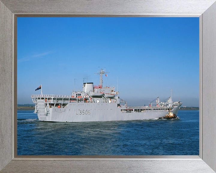 RFA Sir Tristram L3505 Royal Fleet Auxiliary Round Table class ship Photo Print or Framed Print - Hampshire Prints