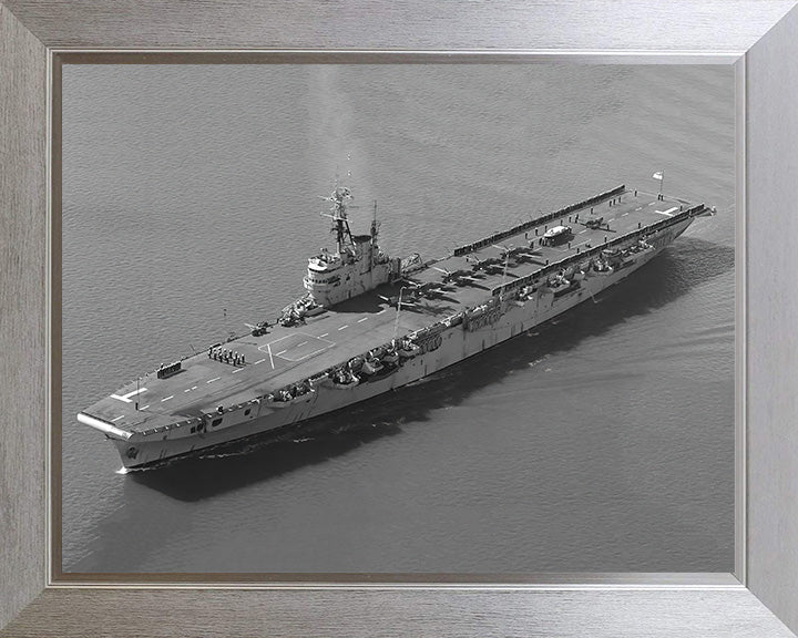 HMS Theseus R64 Royal Navy Colossus class light fleet aircraft carrier Photo Print or Framed Print - Hampshire Prints